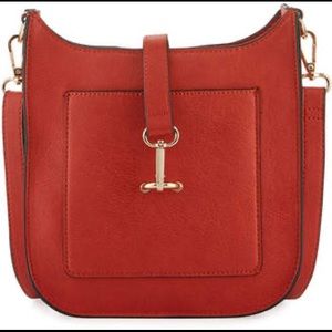 NWOT Neiman Marcus brand “Martine" faux-leather crossbody bag.